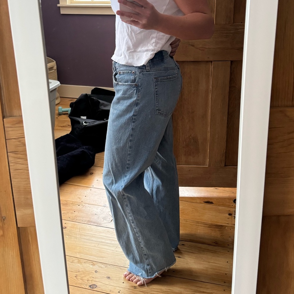 THE BAGGY LOW RISE JEANS, soft denim with no stretch